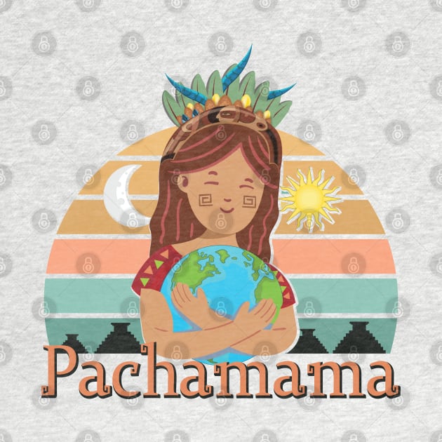 Pachamama Earth Mother Incan God Spiritual Environmentalist by alltheprints